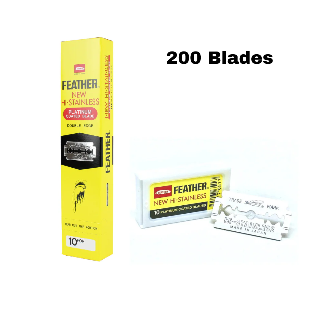 Feather - Hi-Stainless Double Edge Razor Blades - Image 8