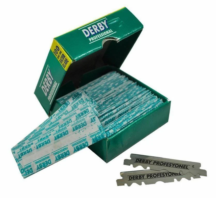 Derby Extra - Saloon Style Blades Single Edge Super Stainless Razor Blades - 100 Pack - Image 2