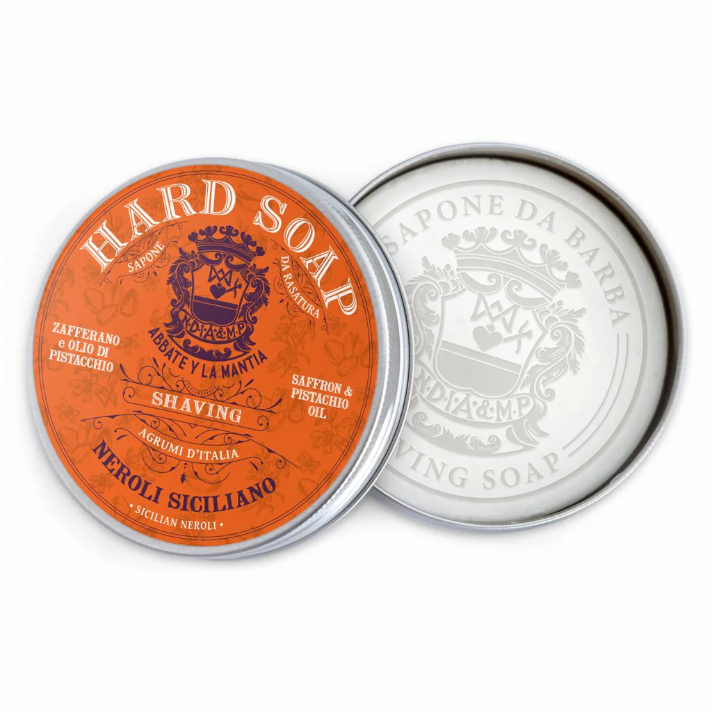 Abbate Y La Mantia Agrumi Di Sicilia Hard Shaving Soap 150g - Image 3