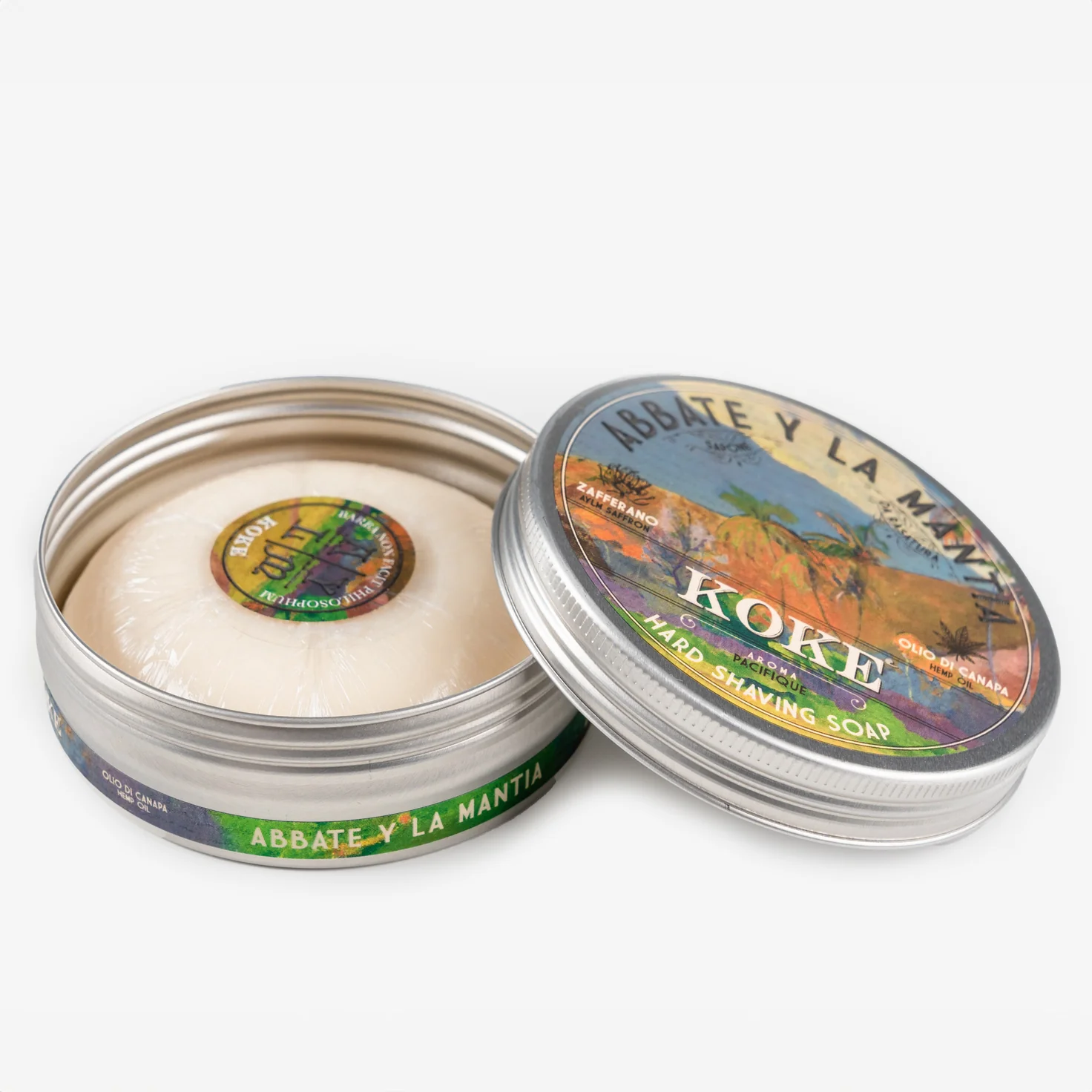 Abbate Y La Mantia Koke' Hard Shaving Soap 80g - Image 4
