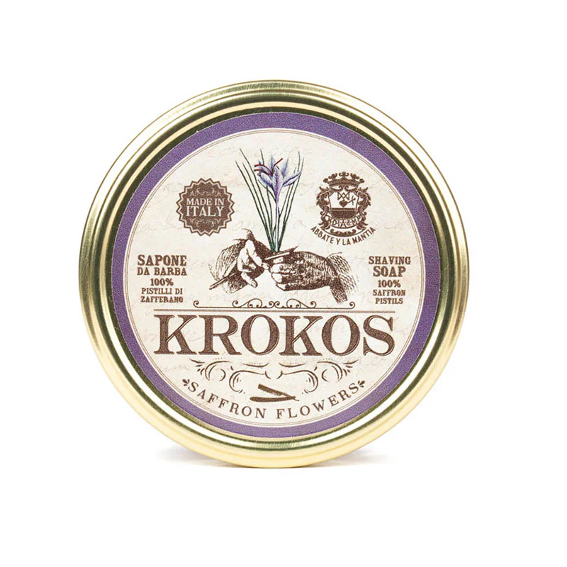 Abbate Y La Mantia - Shaving Soap - Krokos - (New 2021 Formula)