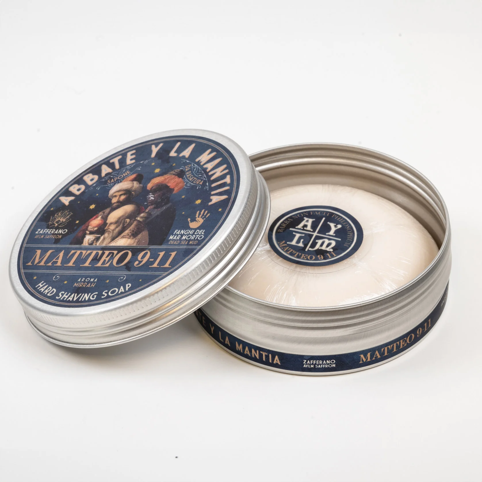 Abbate Y La Mantia Matteo 9-11 Hard Shaving Soap 80g - Image 3