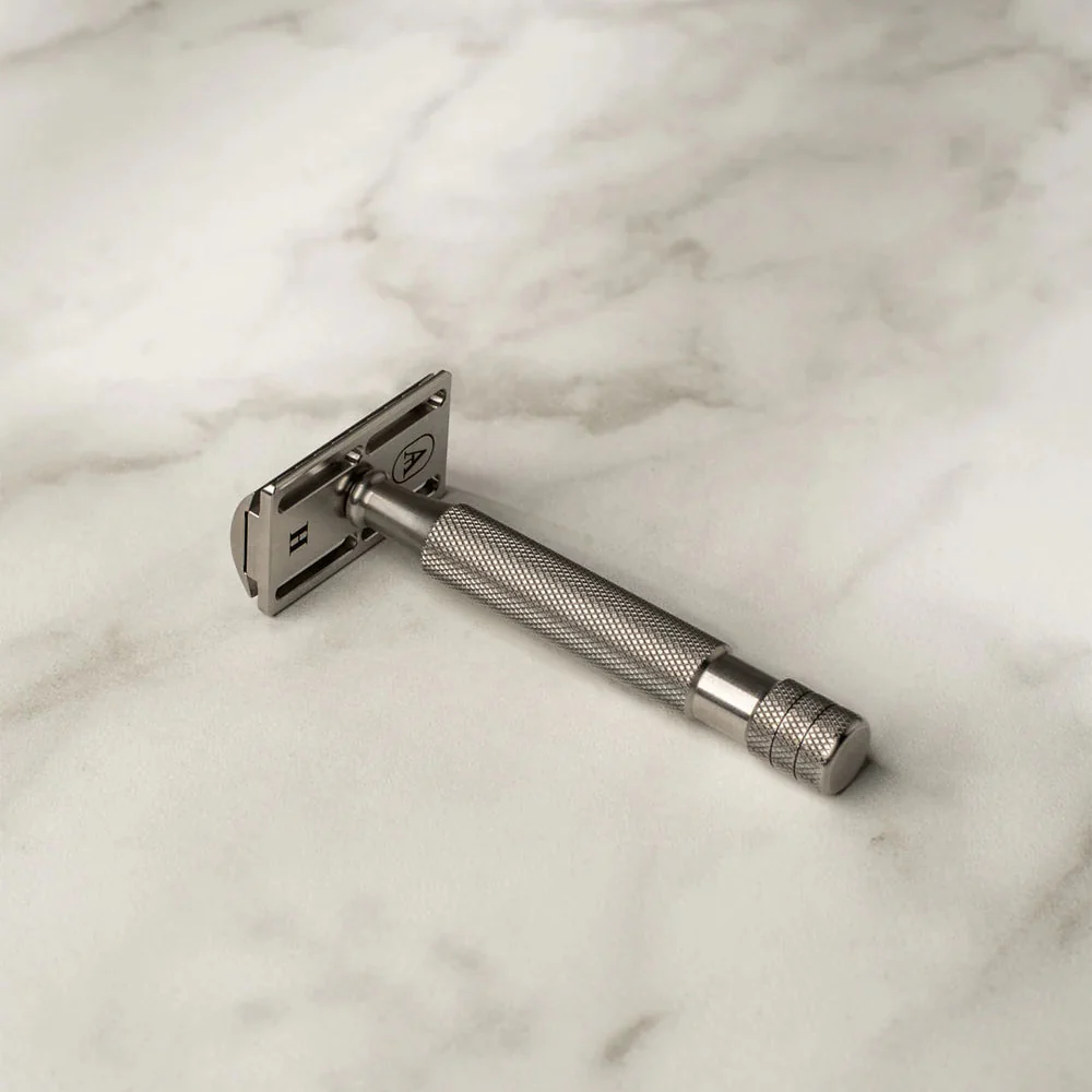 Above The Tie Windsor Titanium Double Edge Safety Razor - Image 3