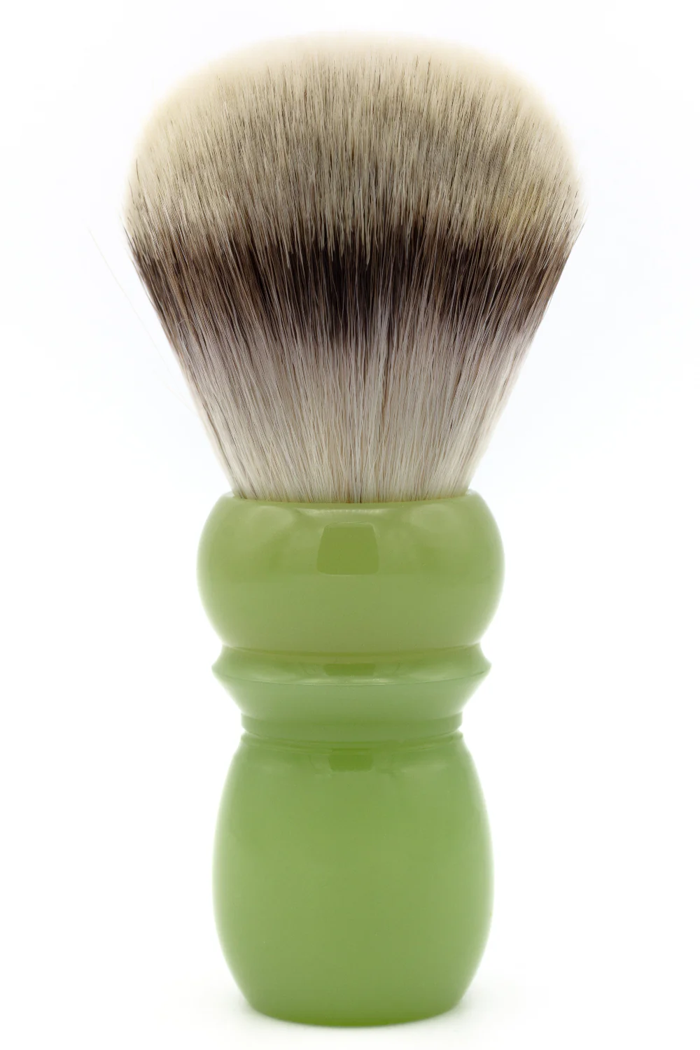 Alpha Brush & Shaving Co. 28mm Classic Faux Jade Shaving Brush - Image 3