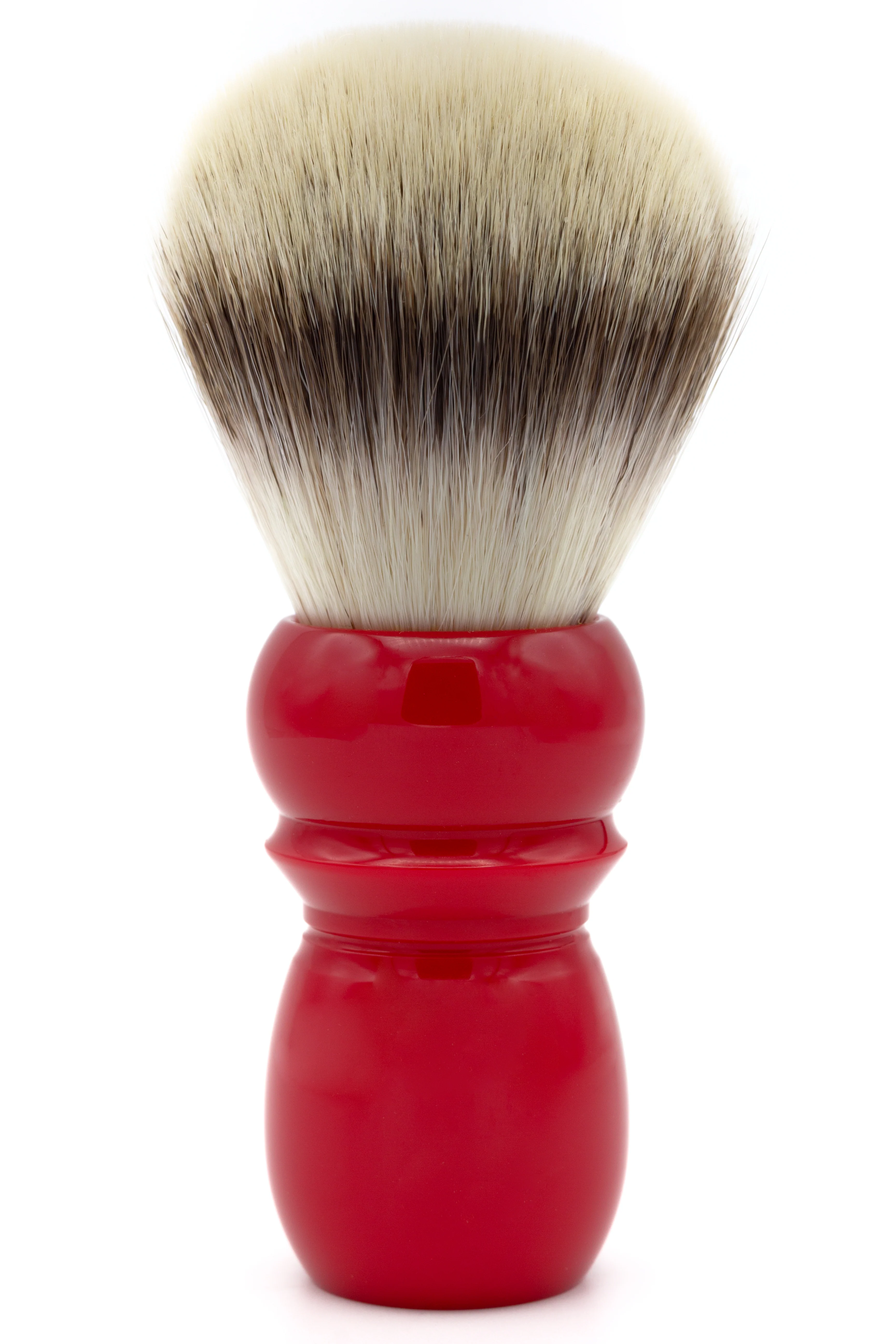 Alpha Brush & Shaving Co. 28mm Classic Red Shaving Brush - Image 3
