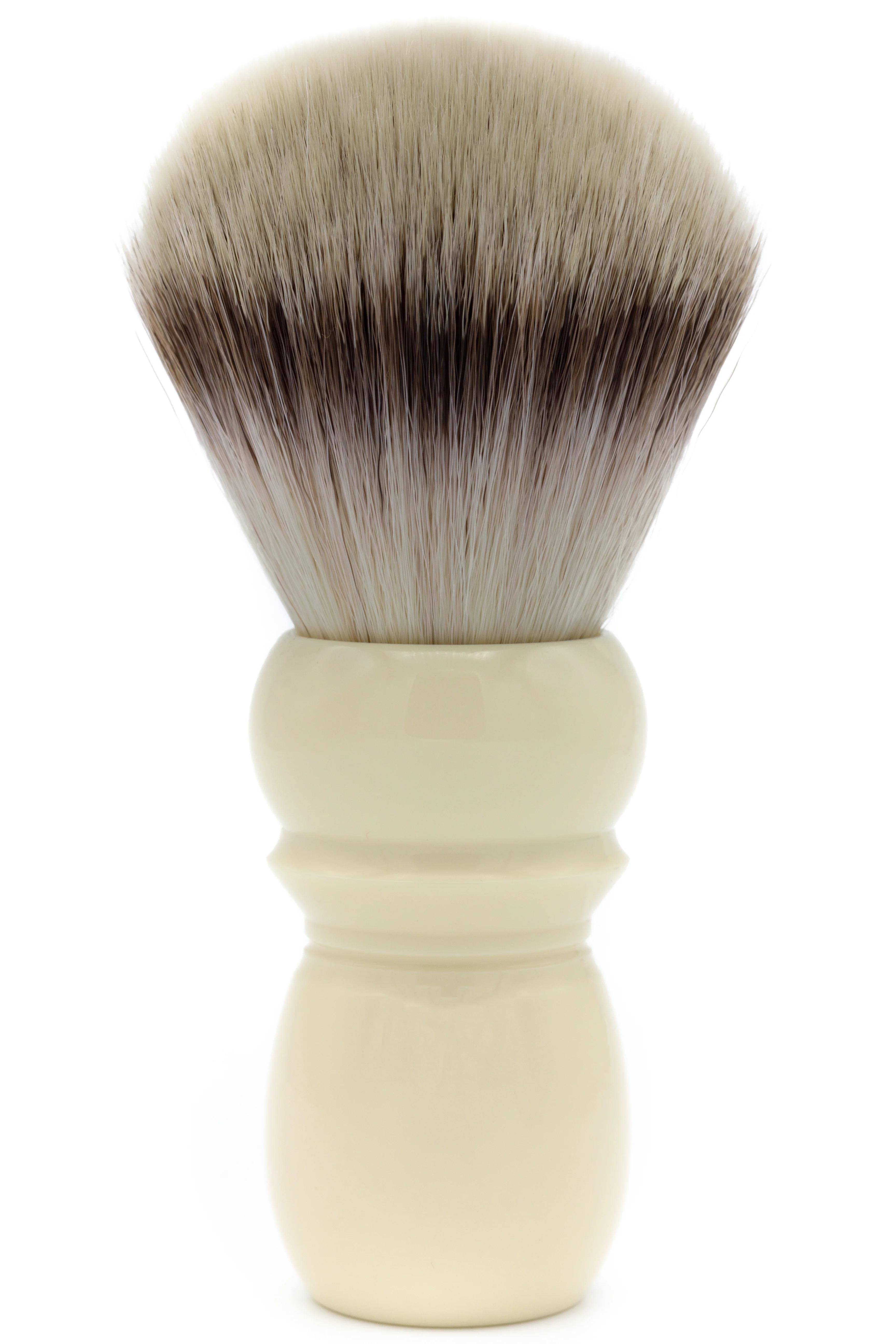 Alpha Brush & Shaving Co. 28mm - Faux Ivory Shaving Brush - Image 3
