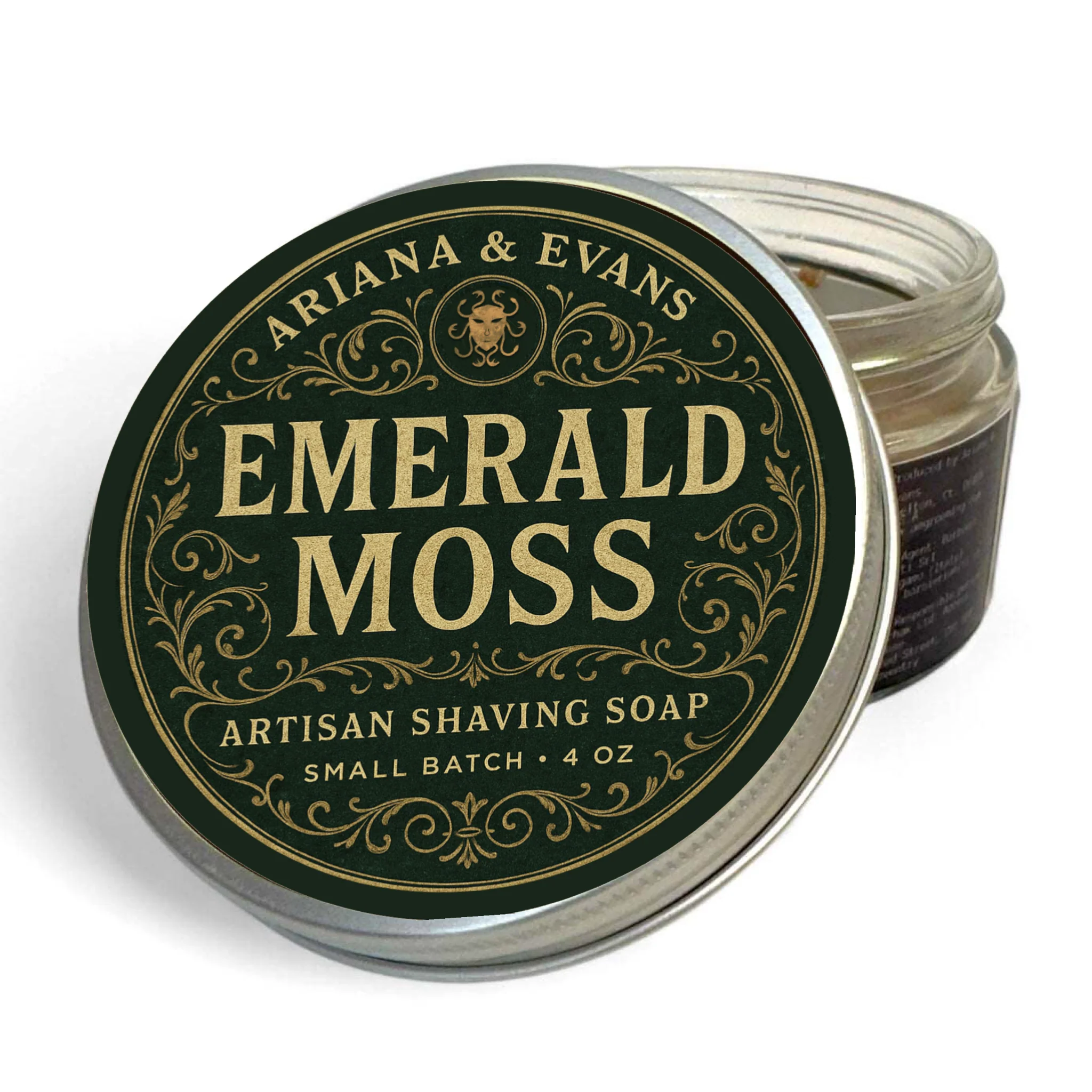 Ariana & Evans  Emerald Moss Ultima 2 Shaving Soap 4oz