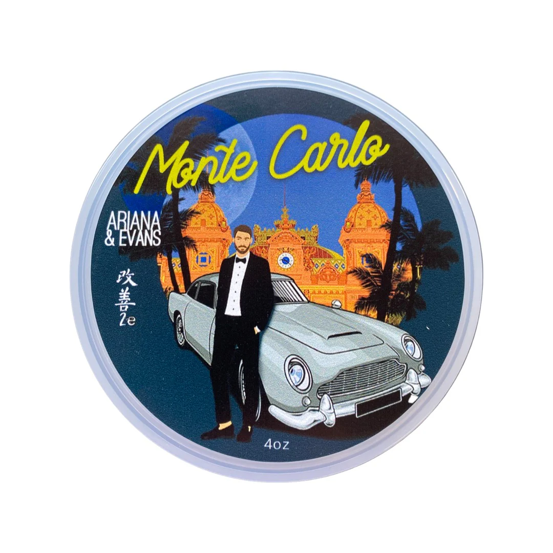 Ariana & Evans Monte Carlo Shaving Soap 4oz
