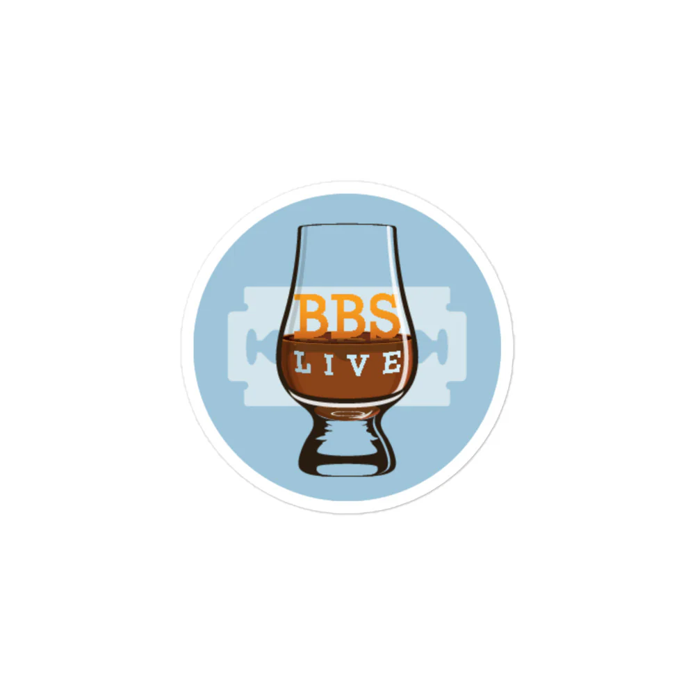 BBS.Live Logo Bubble-Free Stickers