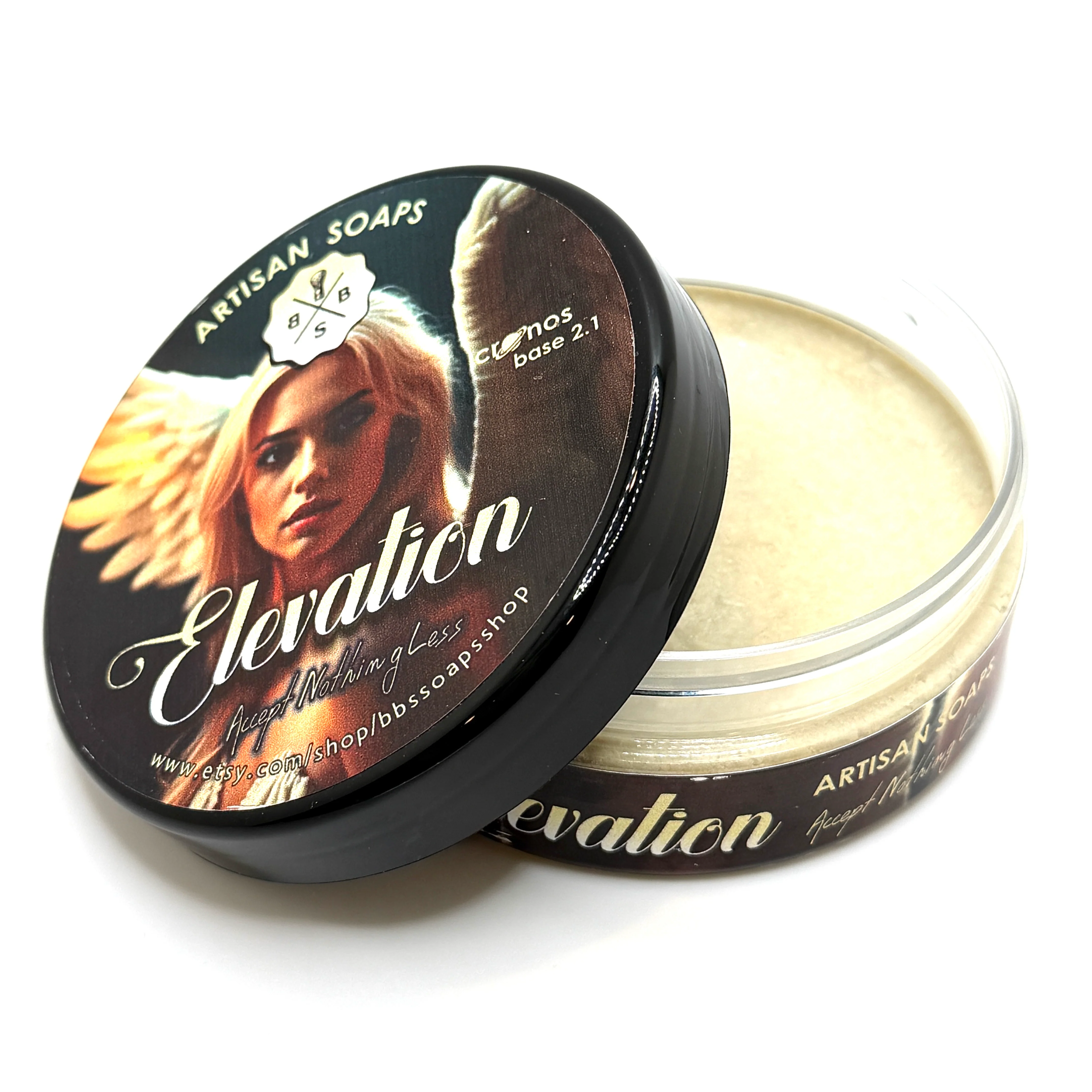 BBS Soap Company Elevation Shave Soap 4.5oz - Image 2
