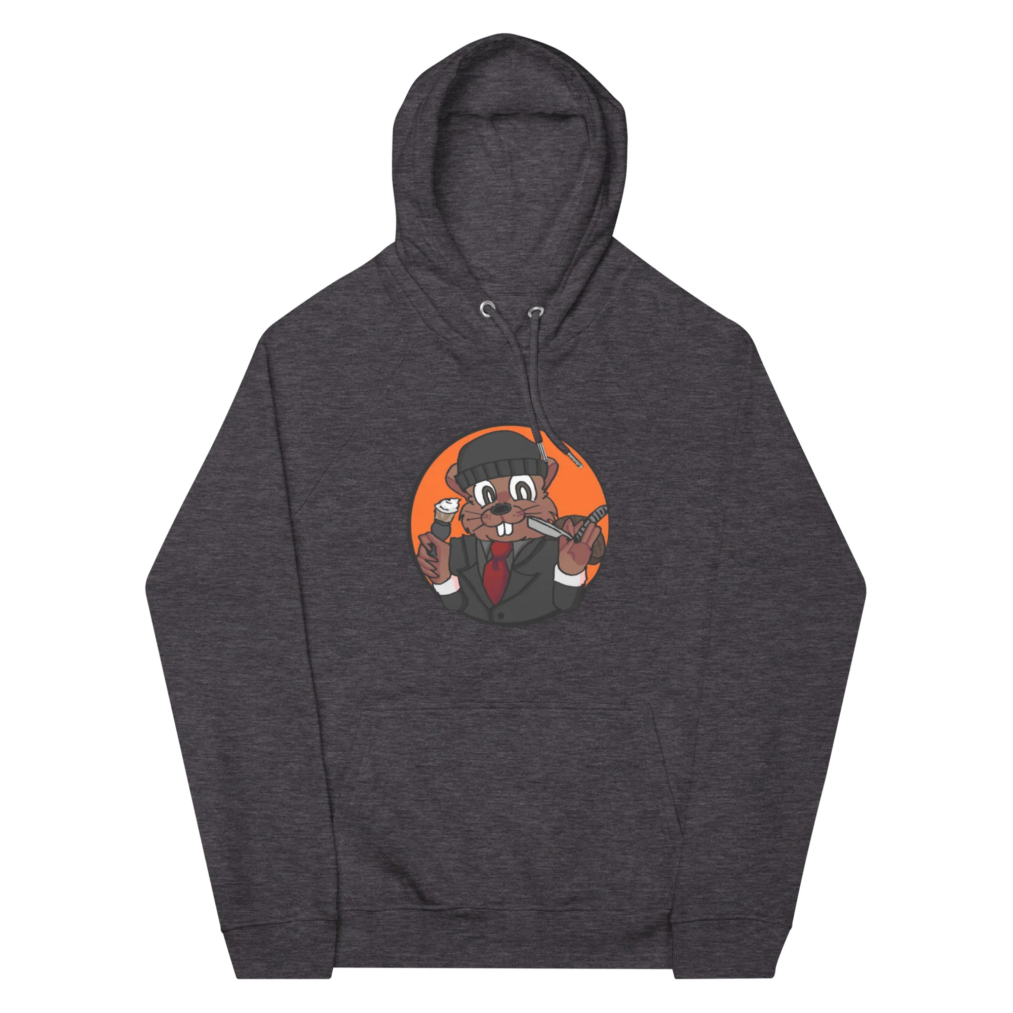 Canadian Mafia Unisex Eco Raglan Hoodie - Image 4