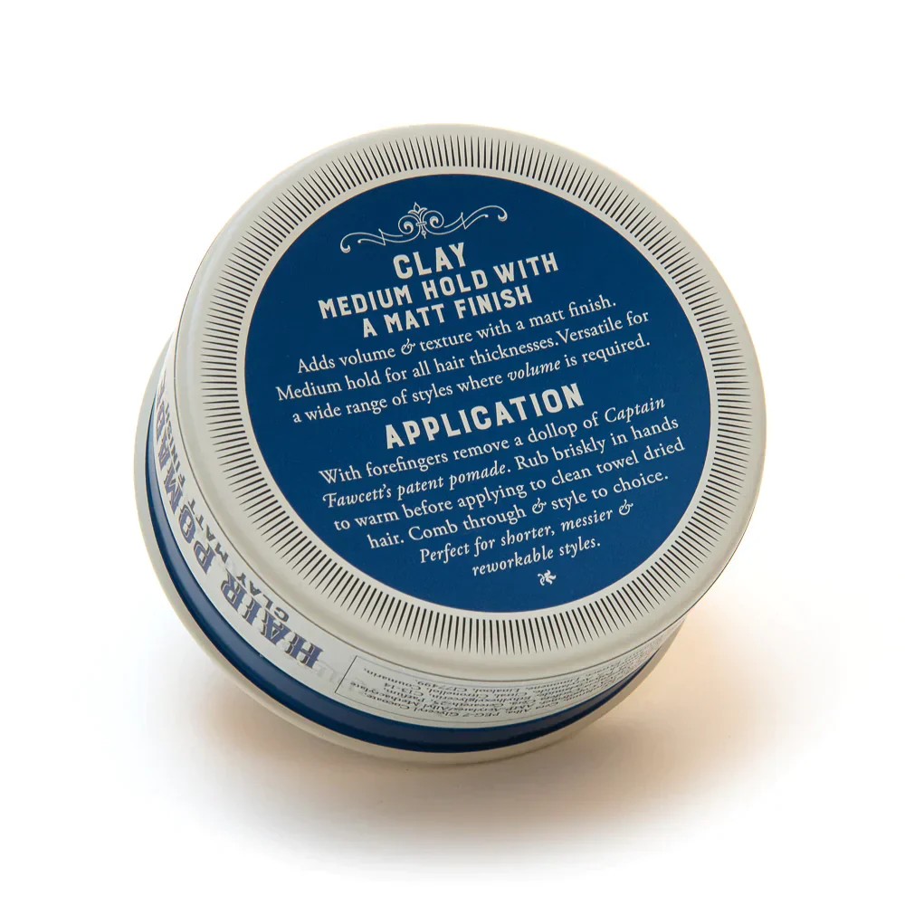Captain Fawcett - Matt Clay Blue - Pomade 100 g - Image 4