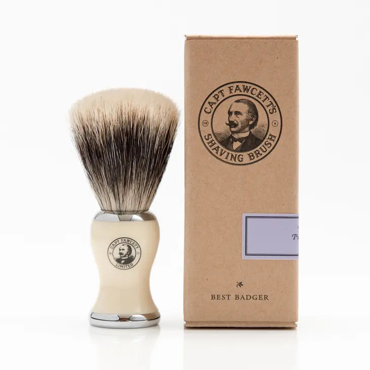Captain Fawcett's - Super - Badger Shaving Brush - Image 4