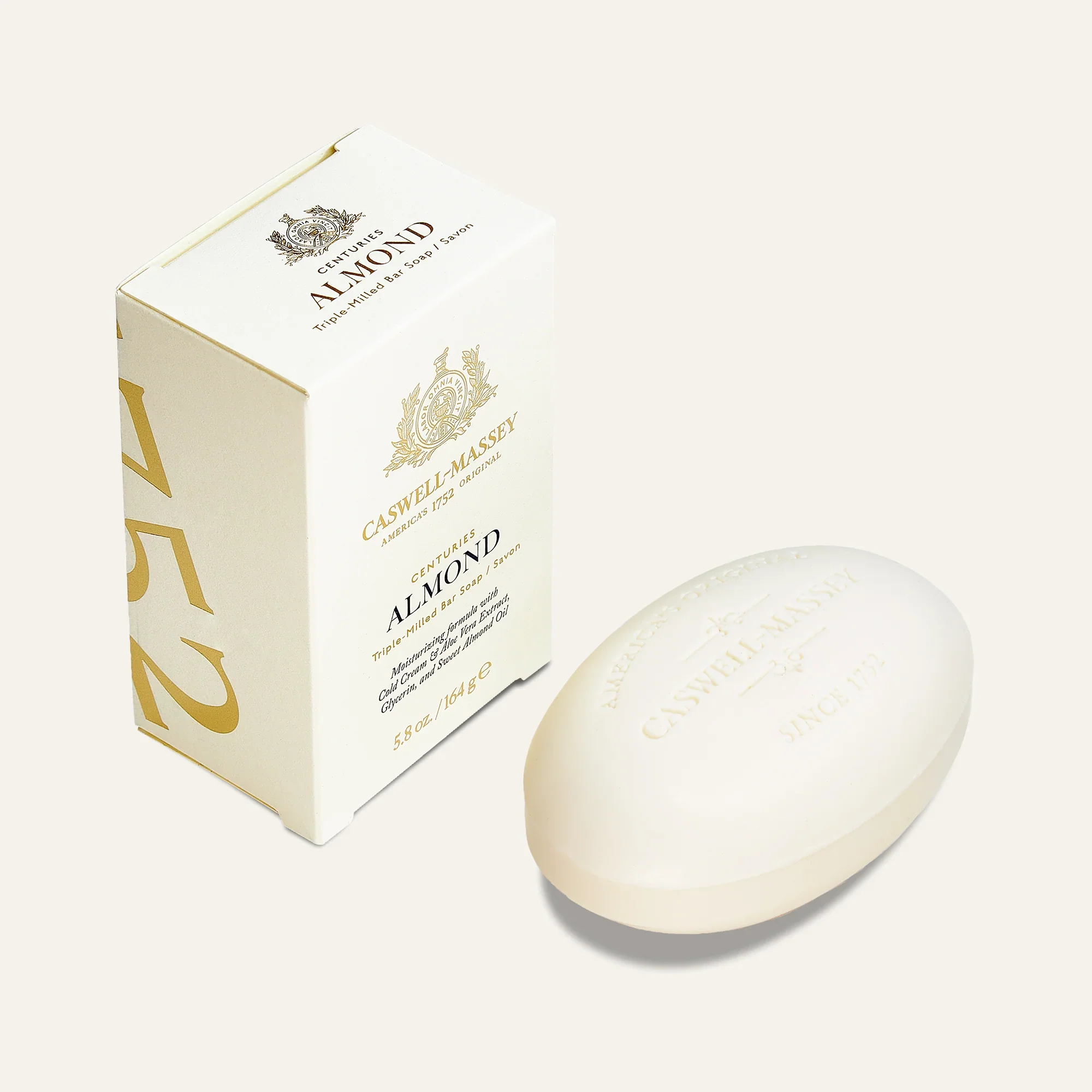 Caswell Massey Almond Bar Soap 5.8oz - Image 3