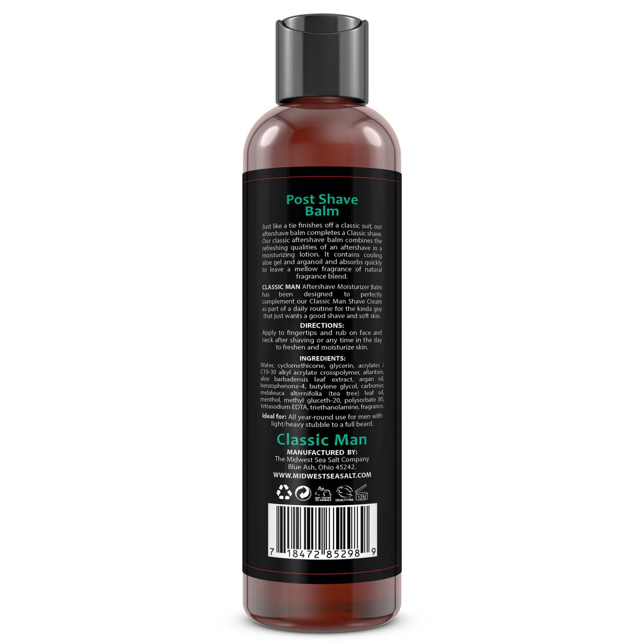 Classic Man Post Shave Balm – 8 oz - Image 2