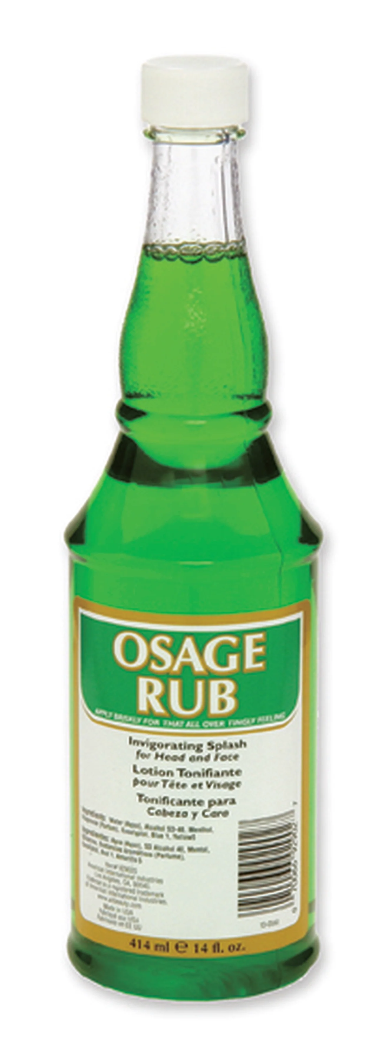 Clubman Pinaud Jeris Osage Rub Menthol Aftershave Splash 14oz