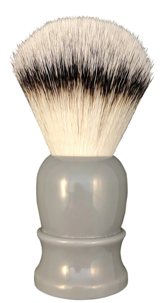 Col. Conk "Battleship" Synthetic 25mm Shaving Brush Grey Handle - Image 3