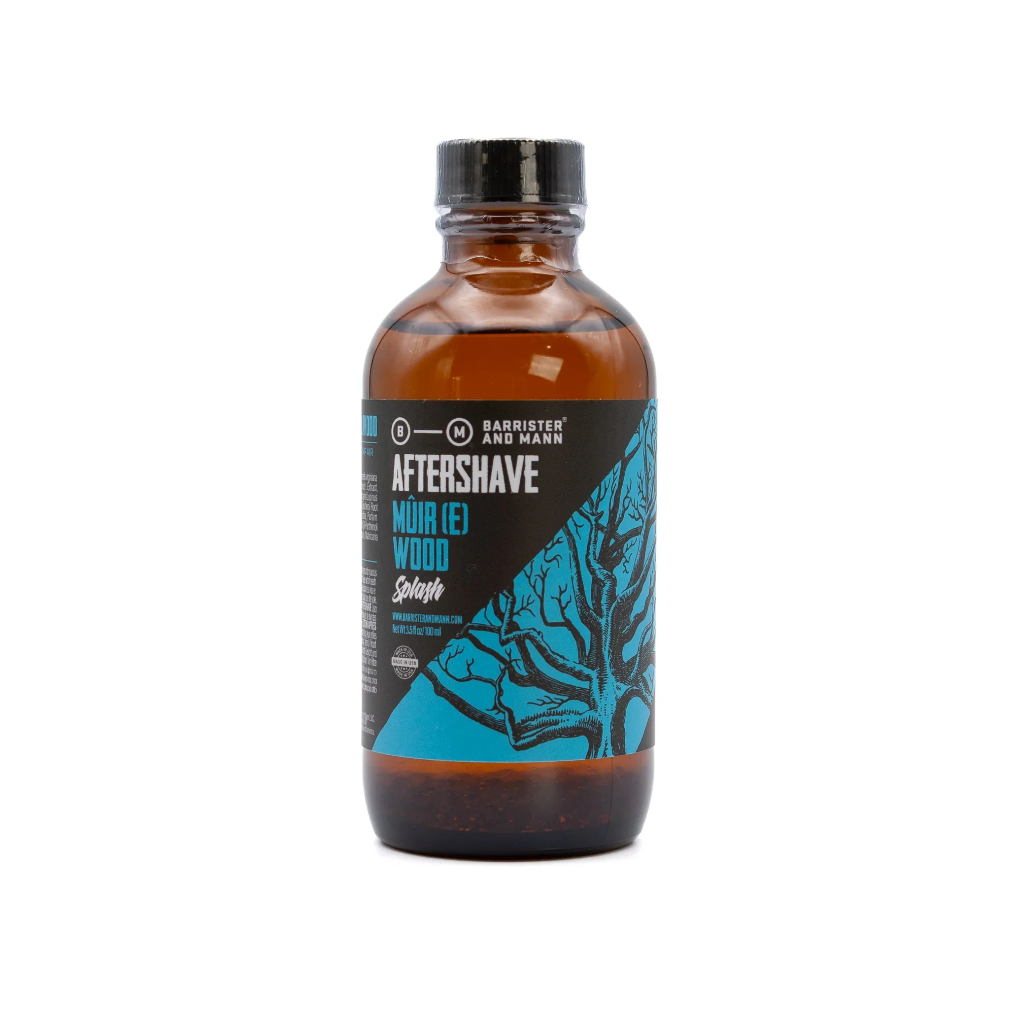 Barrister and Mann Mûir(e) Wood Aftershave Splash 3.5oz