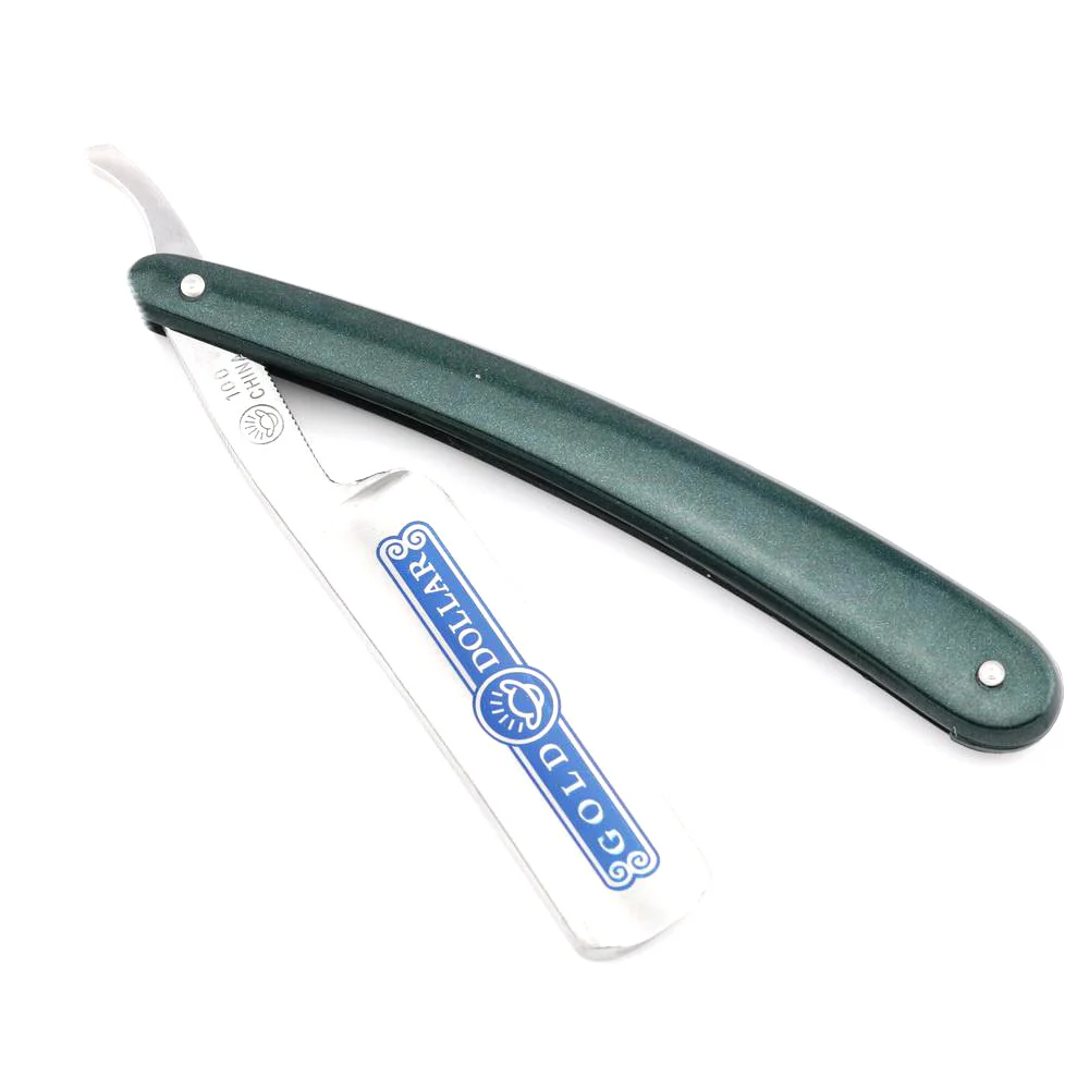 Gold Dollar - 100 Stainless Steel Straight Razor - 6/8 Blade - Shave Ready - Image 4
