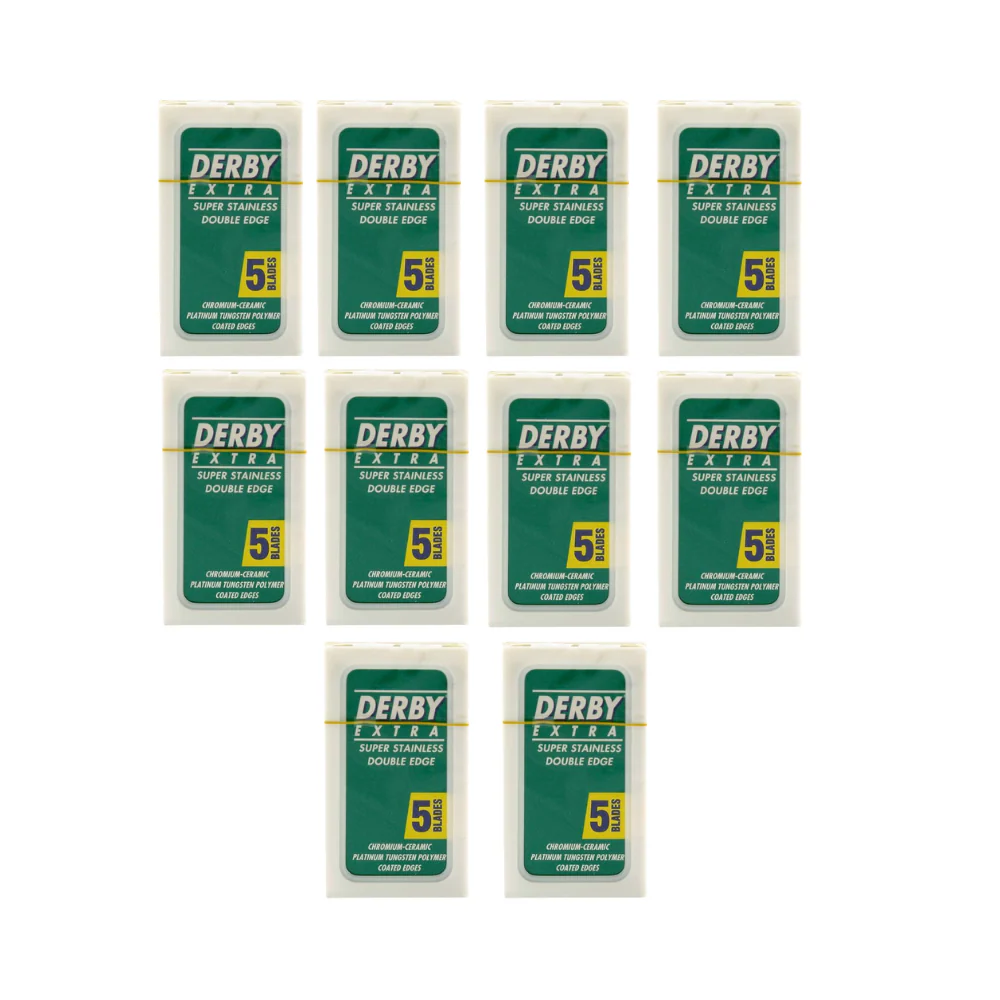 Derby Super Stainless Double Edge Safety Razor Blades - Image 3