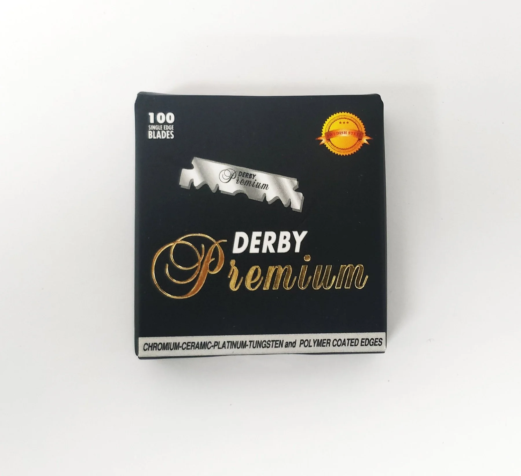 Derby - 100 Saloon Style Blades - Single Edge Premium Razor Blades - Image 2