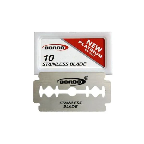 Dorco - Platinum Stainless Double Edge Blades - Pack of 10 Blades - Image 2