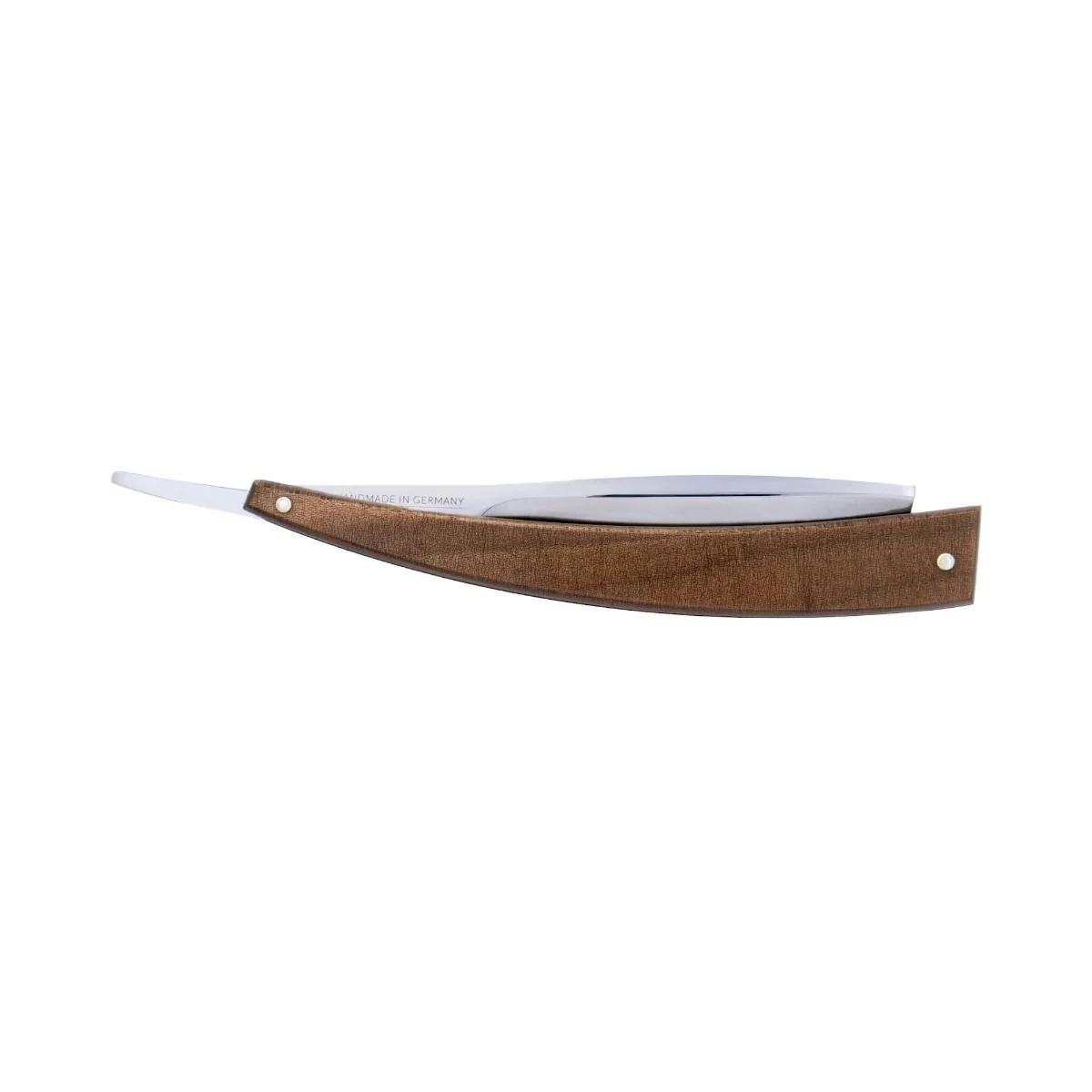 DOVO Blacksmith Tribute Straight Razor with Hardened Wood Scales - Image 4