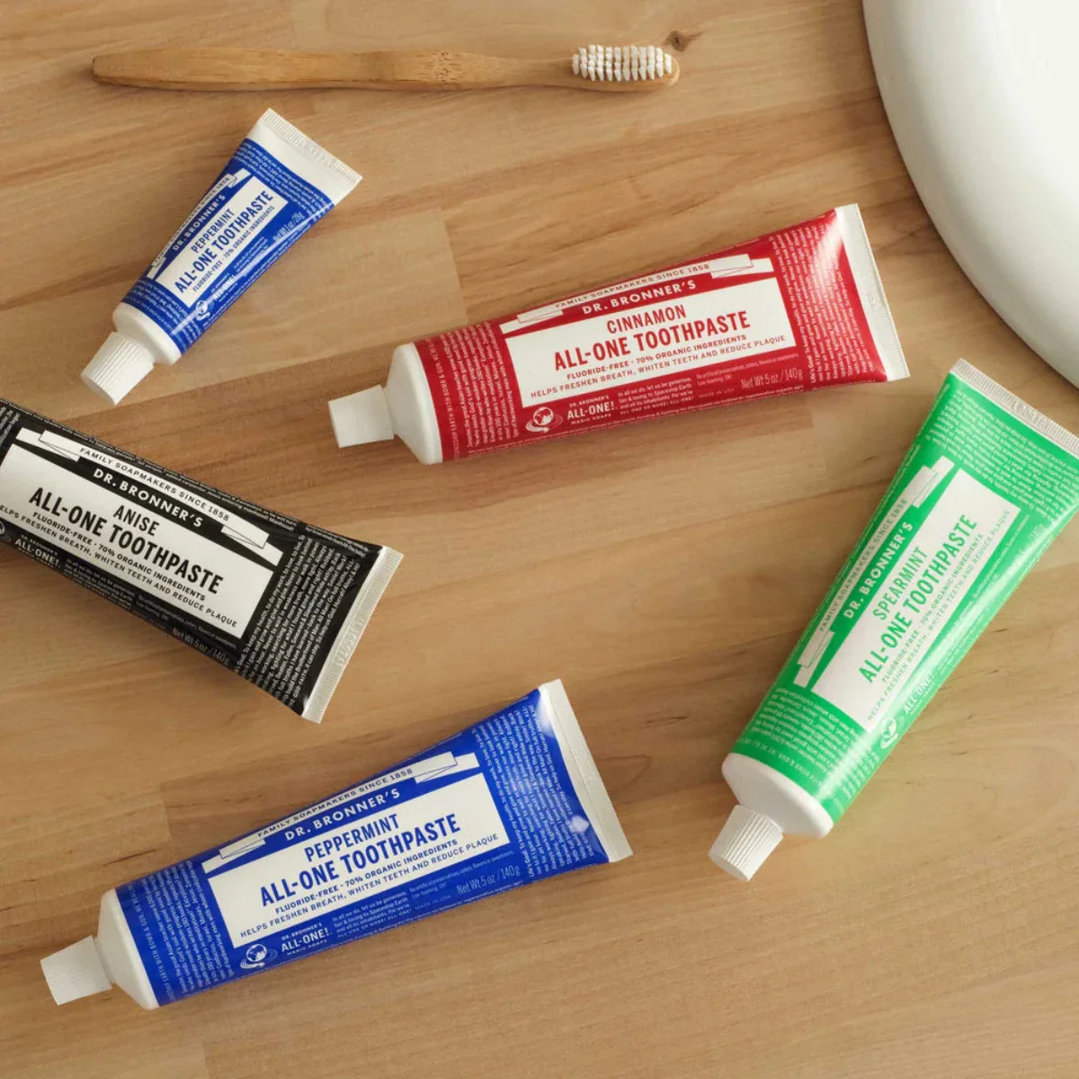 Dr. Bronner's Cinnamon All-One Toothpaste 5oz - Image 2