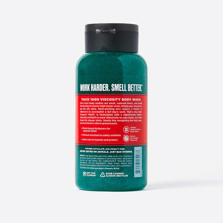 Duke Cannon - Thick High Viscosity Body Wash – Naval Diplomacy - 17.5oz - Image 2
