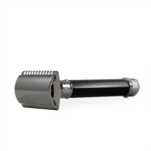 Edwin Jagger - Ebony Octogonal Double Edge Safety Razor - DE86811BL - Image 3