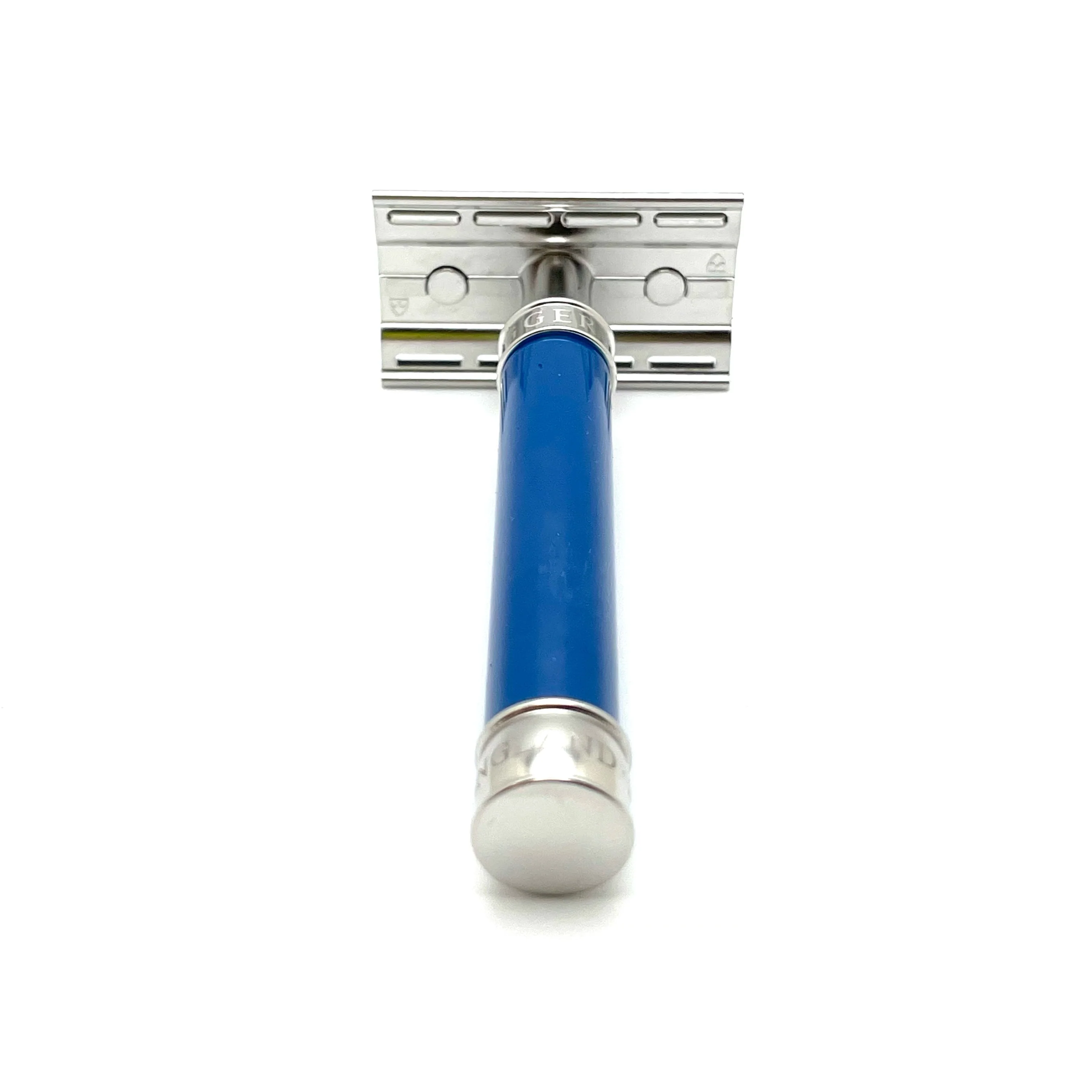 Edwin Jagger - 3ONE6 Stainless Steel Blue Double Edge Safety Razor - DESS3BL - Image 5