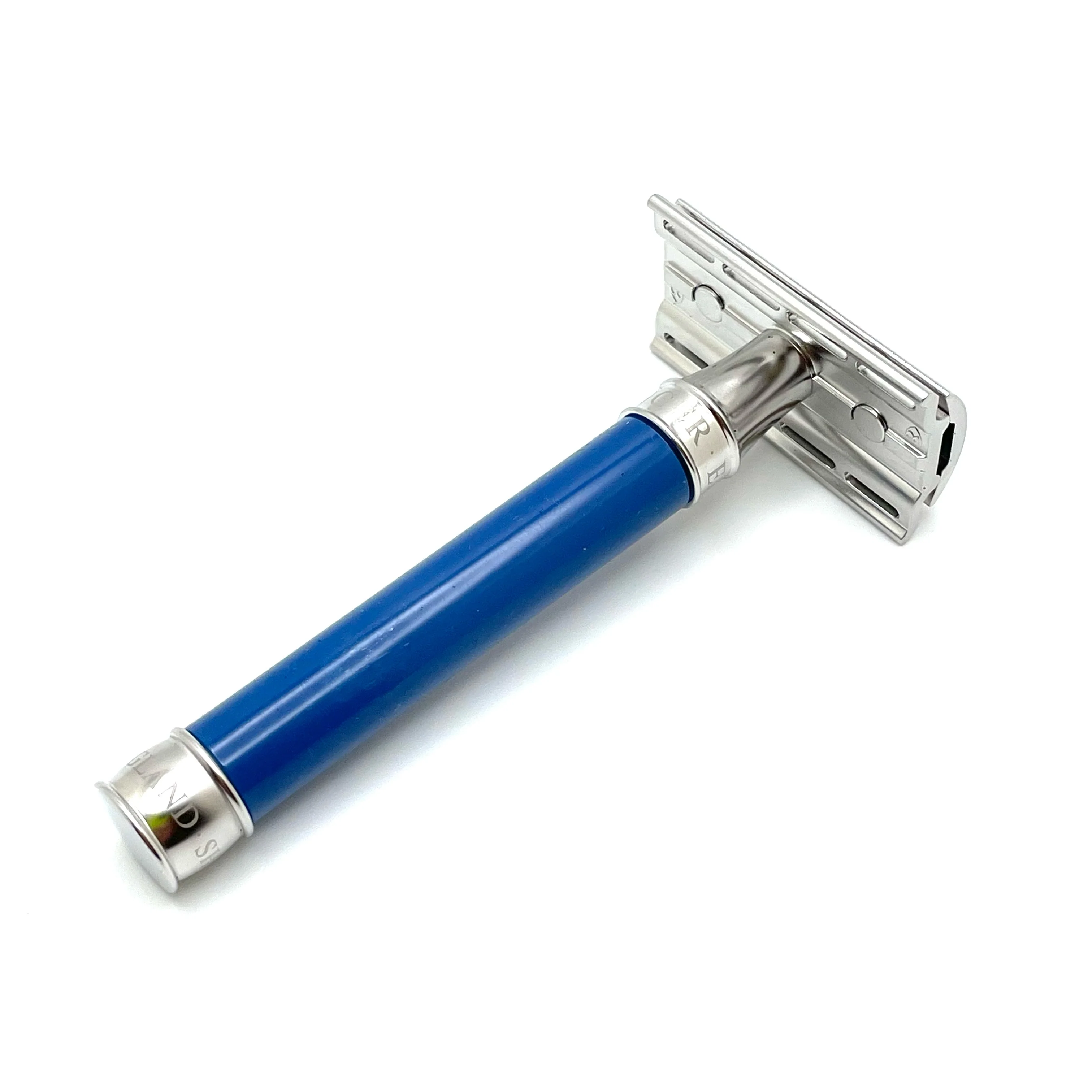 Edwin Jagger - 3ONE6 Stainless Steel Blue Double Edge Safety Razor - DESS3BL - Image 6