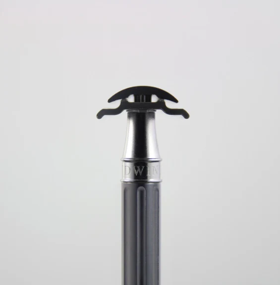 Edwin Jagger - 3ONE6 Stainless Steel Gunmetal Double Edge Safety Razor - DESSGA5BL - Image 6