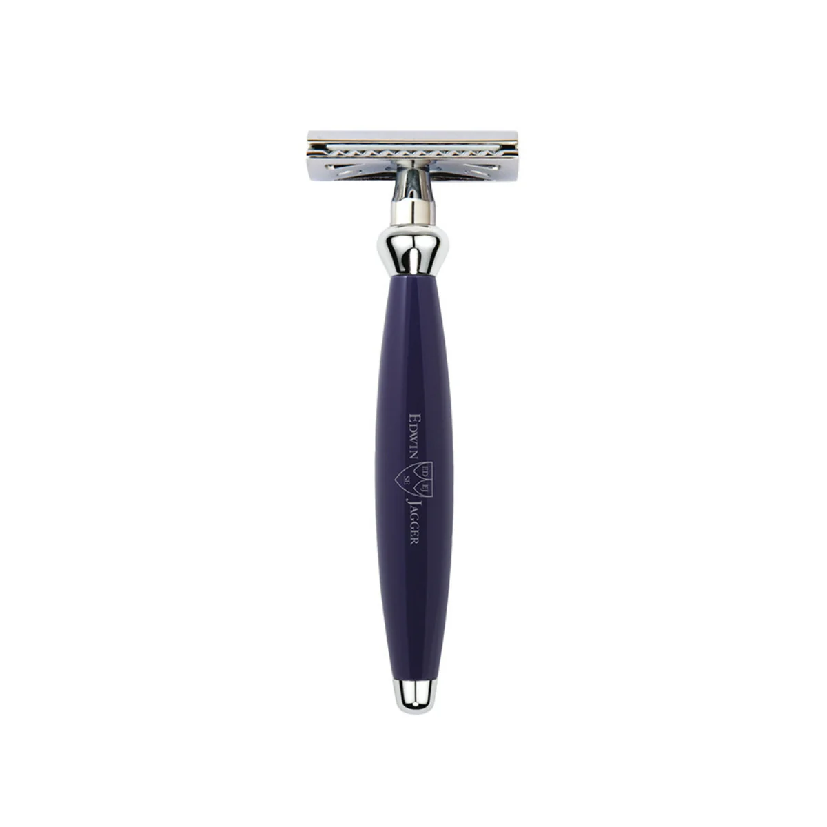 Edwin Jagger Blue Bulbous DE Safety Razor B3SR