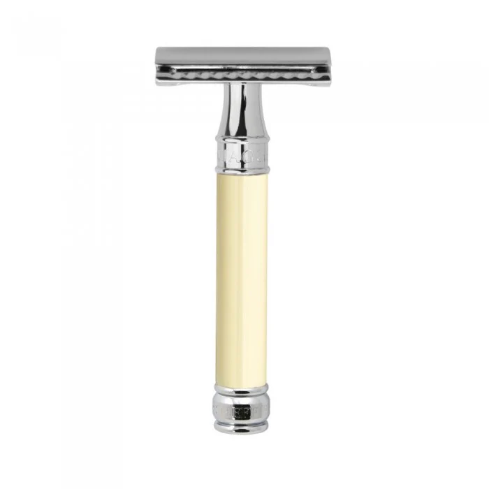 Edwin Jagger - Double Edge Safety Razor Imitation Ivory Handle - DE87