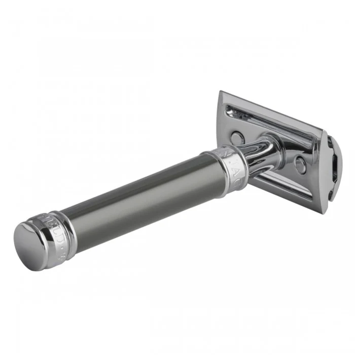 Edwin Jagger - Grey Double Edge Safety Razor - DE85BL - Image 2