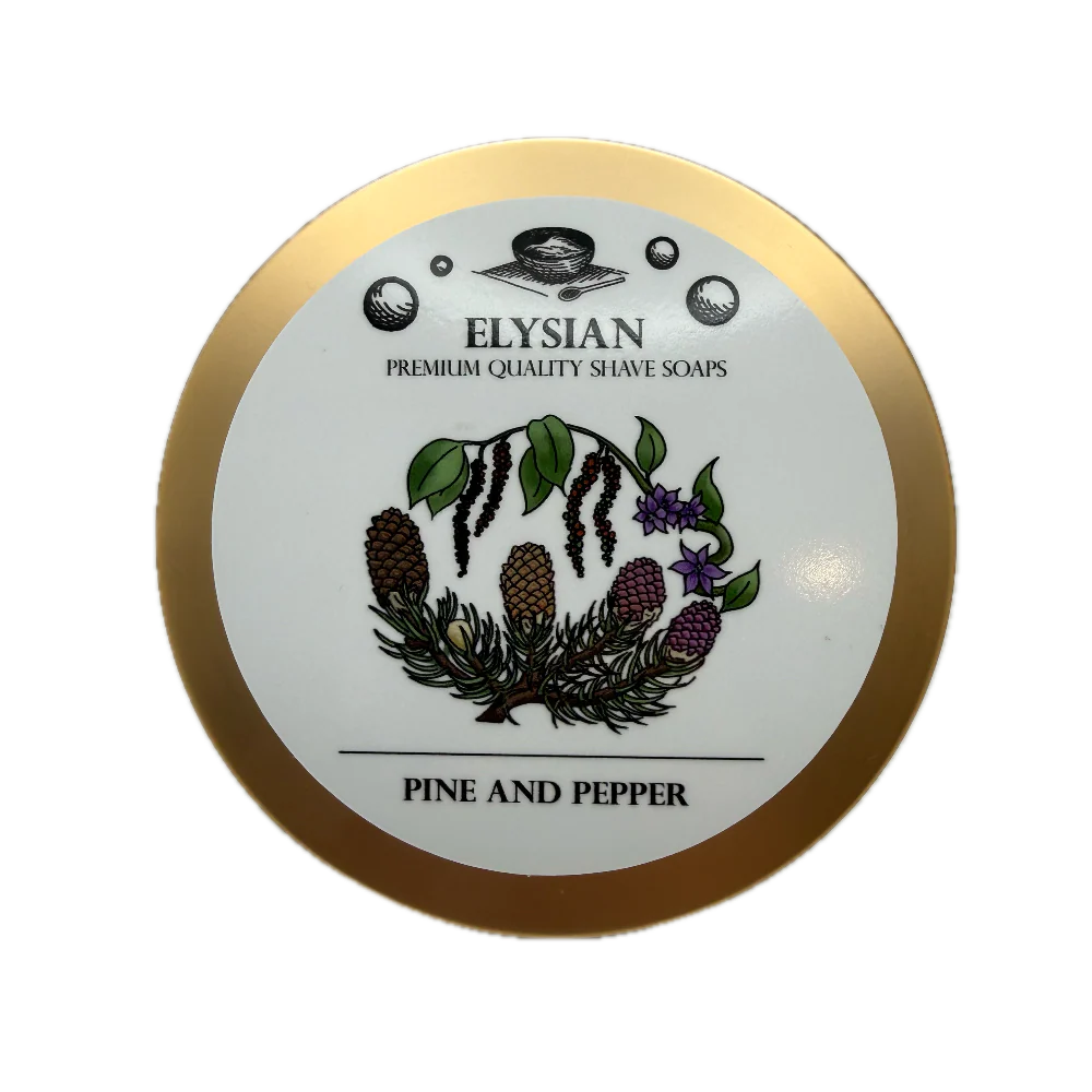 Elysian Pine and Pepper Shaving Soap 4oz
