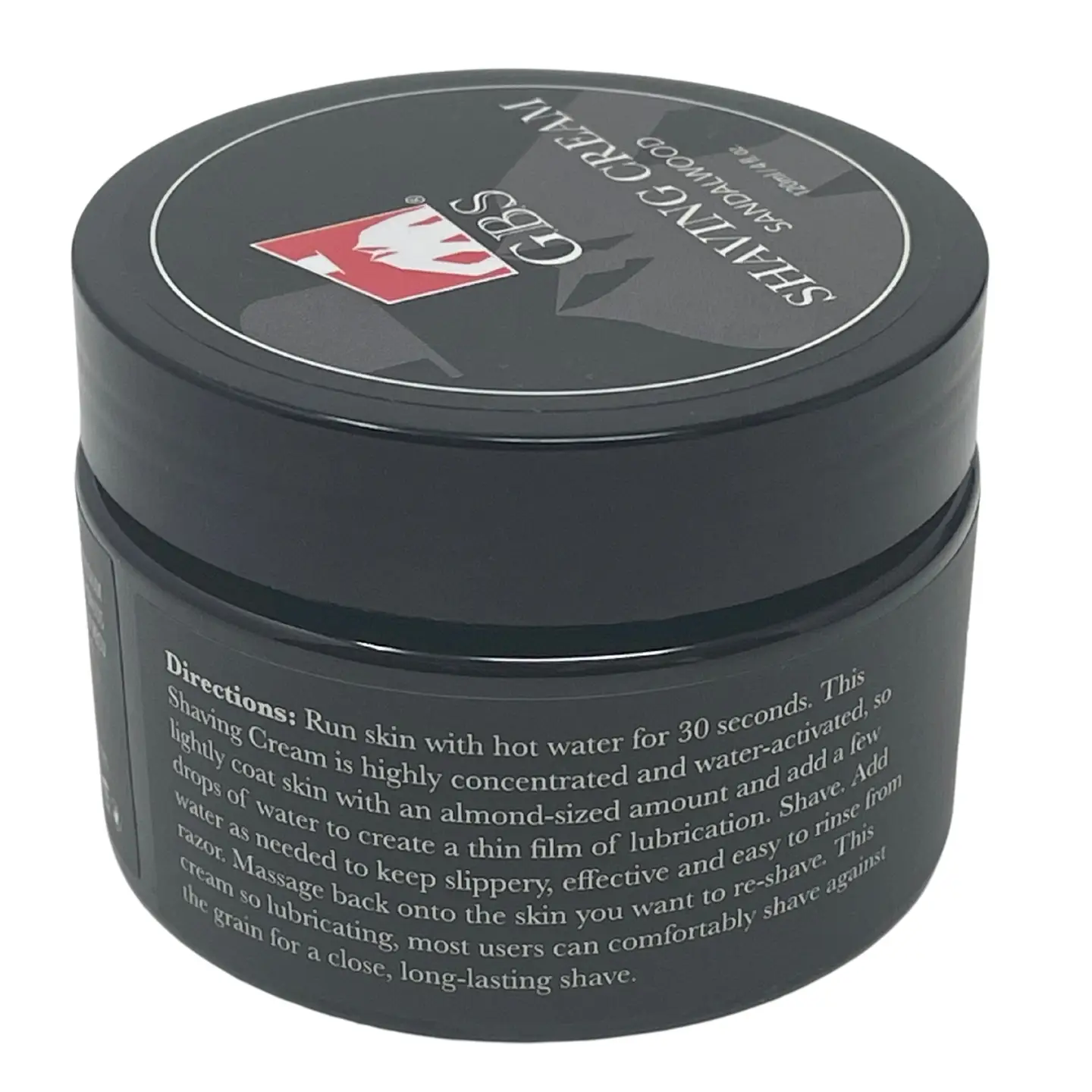 Gents Fine Grooming Sandalwood Shave Cream – 4 oz - Image 2