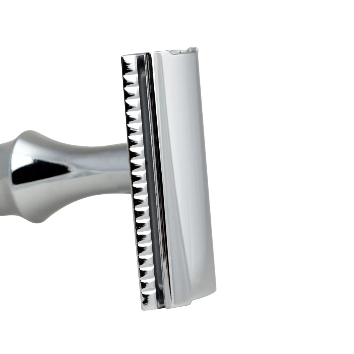 G&F Timor 1920 Closed Comb Safety Razor Ivory Acrylic Handle 100mm - Image 2