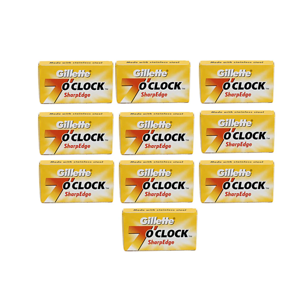 Gillette - 7 O'clock Sharpedge  Double-Edge Razor Blades - Image 3