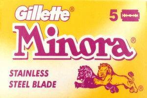 Gillette - Minora - Stainless Steel Double Edge Razor Blades