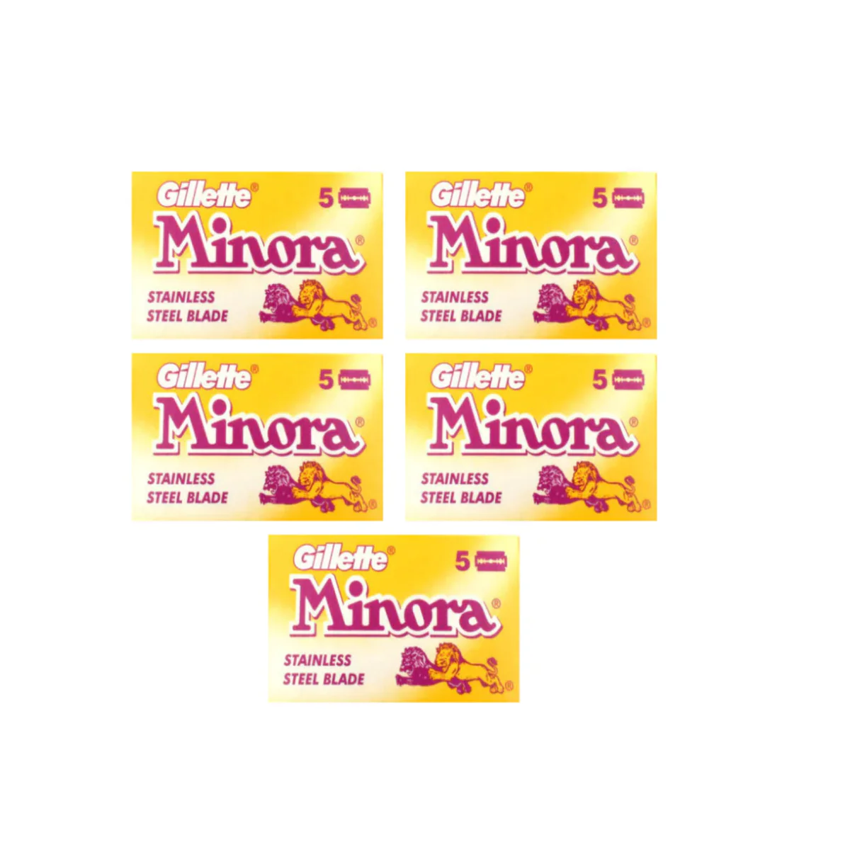 Gillette - Minora - Stainless Steel Double Edge Razor Blades - Image 2