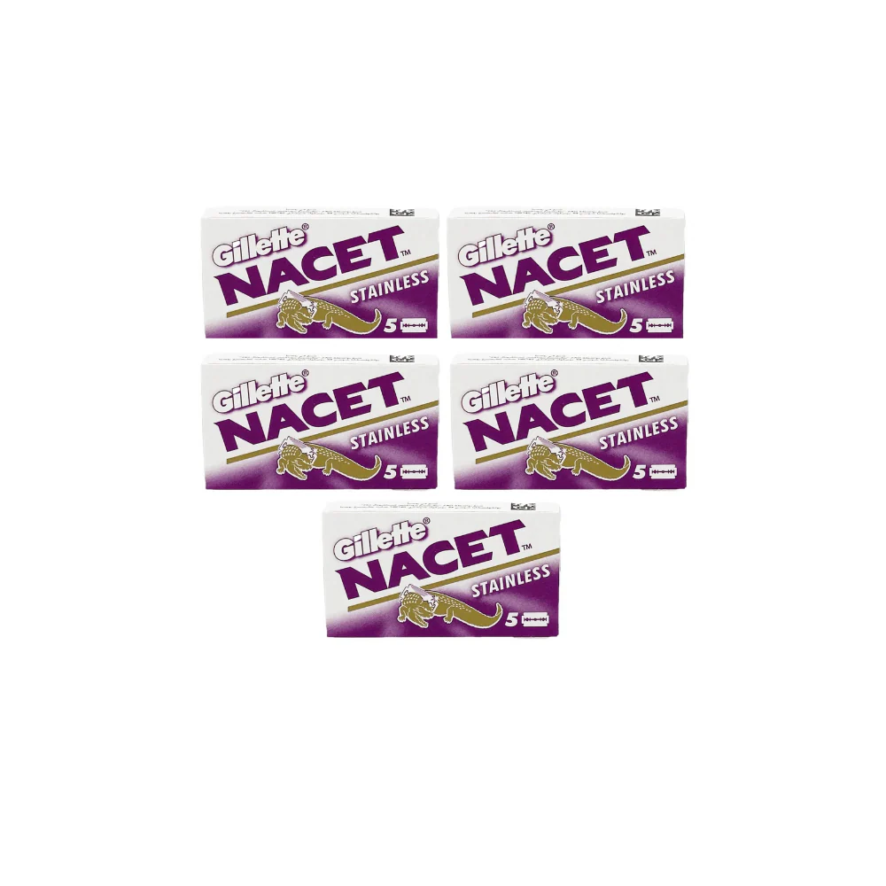 Gillette Nacet Stainless Double Edge Safety Razor Blades - Image 3