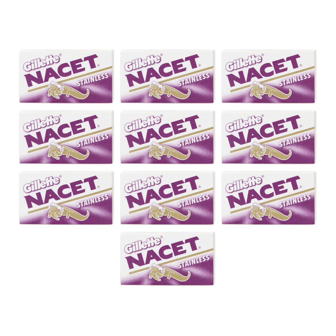 Gillette Nacet Stainless Double Edge Safety Razor Blades - Image 4