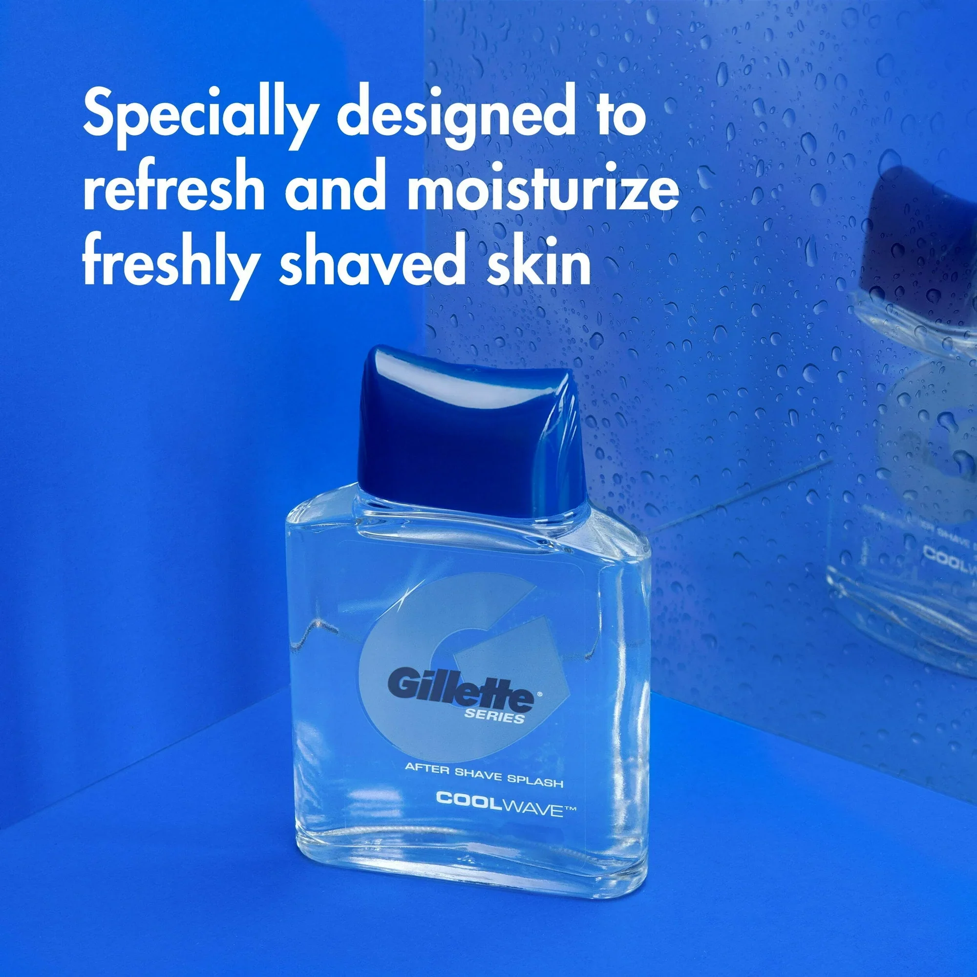 Gillette Series Cool Wave Aftershave Splash for Men 3.3oz - Image 3