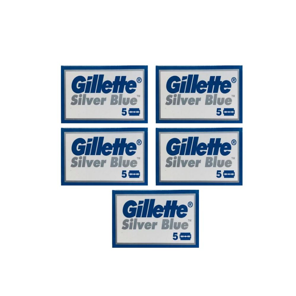 Gillette - Silver Blue Double-Edge Razor Blades - Image 3
