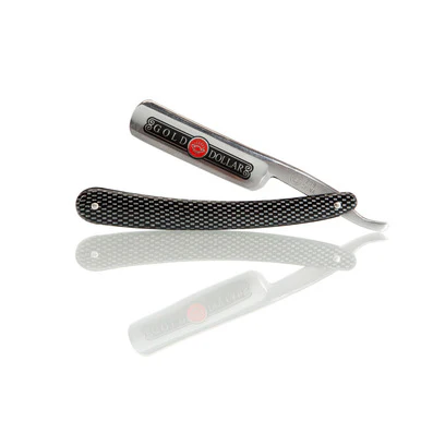 Gold Dollar - 208 High Carbon Straight Razor - 6/8 Blade - Shave Ready -