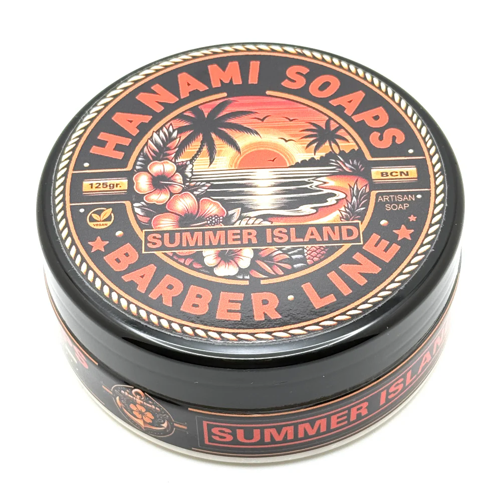 Hanami Soaps Summer Island Shaving Soap 4.4oz
