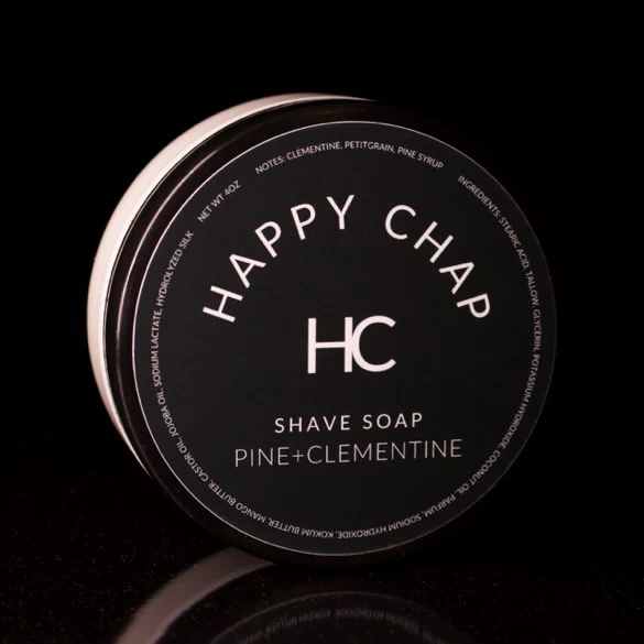 Happy Chap Pine & Clementine Shaving Soap 4oz