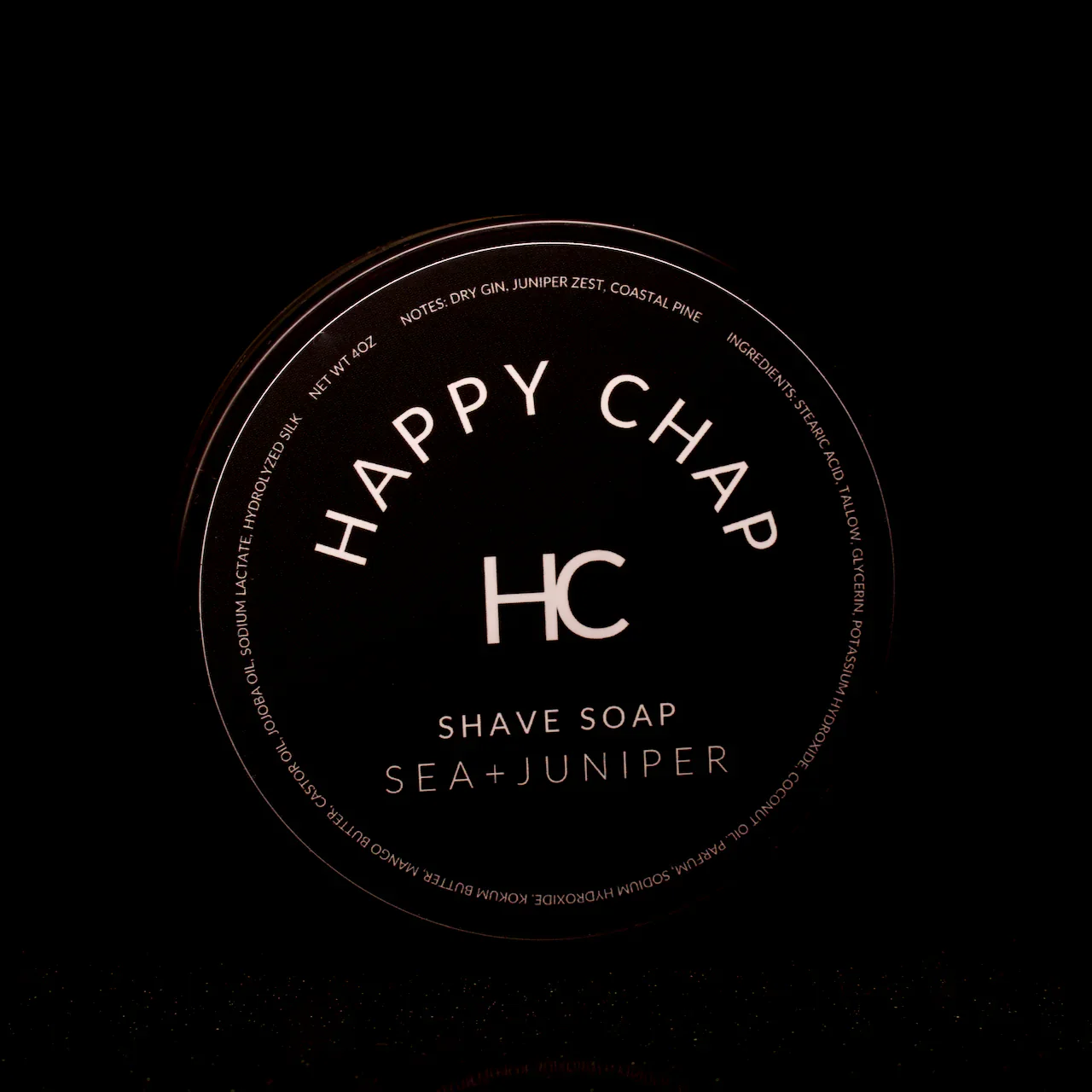 Happy Chap Sea + Juniper Shaving Soap 4oz